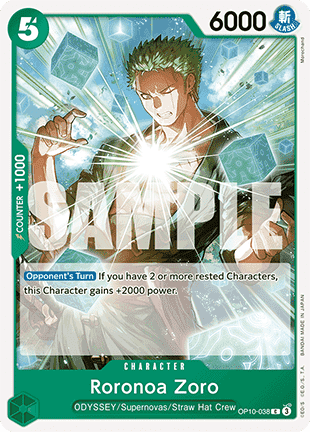 Roronoa Zoro (OP10-038) - Royal Blood (Common) [OP10-038] - JotaCards - Tu Tienda de TCG