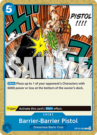 Barrier-Barrier Pistol (OP10-060) - Royal Blood (Common) [OP10-060] - JotaCards - Tu Tienda de TCG