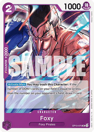 Foxy (OP10-075) - Royal Blood (Uncommon) [OP10-075] - JotaCards - Tu Tienda de TCG