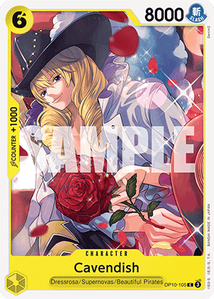 Cavendish (OP10-105) - Royal Blood (Common) [OP10-105] - JotaCards - Tu Tienda de TCG