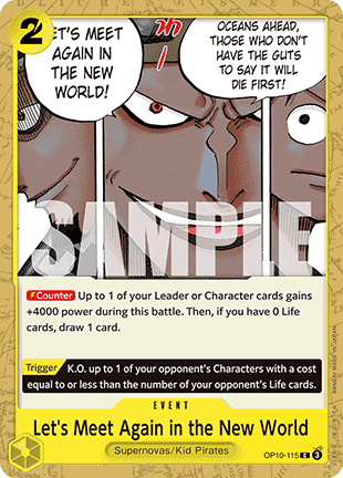 Let's Meet Again in the New World (OP10-115) - Royal Blood (Common) [OP10-115] - JotaCards - Tu Tienda de TCG