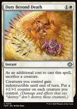 Duty Beyond Death - Tarkir: Dragonstorm (Uncommon) [TDM-10] - JotaCards - Tu Tienda de TCG