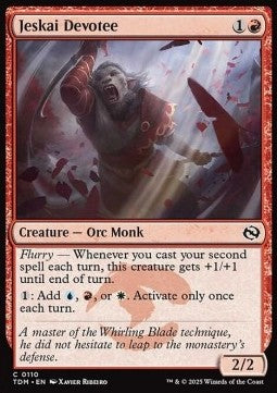 Jeskai Devotee - Tarkir: Dragonstorm (Common) [TDM-110] - JotaCards - Tu Tienda de TCG