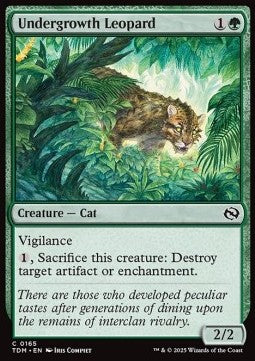 Undergrowth Leopard - Tarkir: Dragonstorm (Common) [TDM-165] - JotaCards - Tu Tienda de TCG