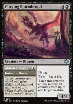 Purging Stormbrood // Absorb Essence - Tarkir: Dragonstorm (Uncommon) [TDM-213] - JotaCards - Tu Tienda de TCG