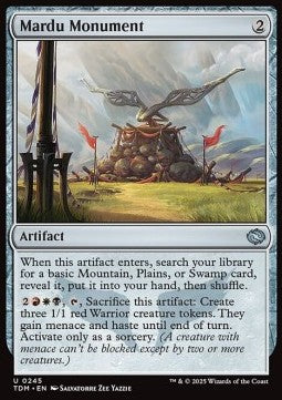 Mardu Monument - Tarkir: Dragonstorm (Uncommon) [TDM-245] - JotaCards - Tu Tienda de TCG