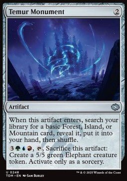 Temur Monument - Tarkir: Dragonstorm (Uncommon) [TDM-248] - JotaCards - Tu Tienda de TCG