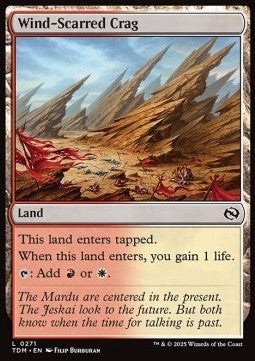 Wind-Scarred Crag - Tarkir: Dragonstorm (Common) [TDM-271] - JotaCards - Tu Tienda de TCG