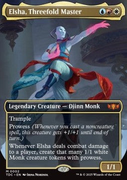 Elsha, Threefold Master - Commander: Tarkir: Dragonstorm (Mythic) [TDC-2] - JotaCards - Tu Tienda de TCG