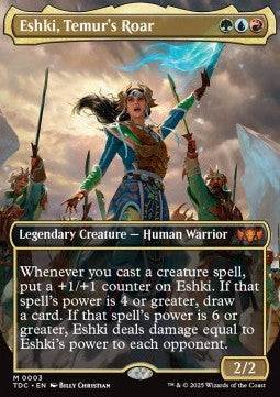 Eshki, Temur's Roar - Commander: Tarkir: Dragonstorm (Mythic) [TDC-3] - JotaCards - Tu Tienda de TCG