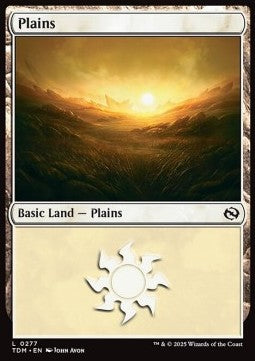 Plains (V.2) - Tarkir: Dragonstorm (Land) [TDM-277] - JotaCards - Tu Tienda de TCG