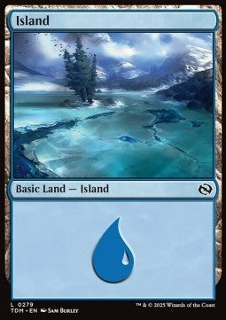 Island (V.2) - Tarkir: Dragonstorm (Land) [TDM-279] - JotaCards - Tu Tienda de TCG