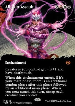 All-Out Assault (V.1) - Tarkir: Dragonstorm: Extras (Mythic) [XTDM-352] - JotaCards - Tu Tienda de TCG