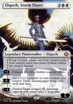 Elspeth, Storm Slayer (V.1) - Tarkir: Dragonstorm: Extras (Mythic) [XTDM-398] - JotaCards - Tu Tienda de TCG