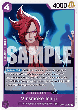 Vinsmoke Ichiji (OP06-060) (V.1) - The Best (Common) [PRB01-OP06-060] - JotaCards - Tu Tienda de TCG