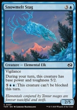 Snowmelt Stag - Tarkir: Dragonstorm (Common) [TDM-57] - JotaCards - Tu Tienda de TCG
