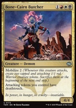 Bone-Cairn Butcher - Tarkir: Dragonstorm (Uncommon) [TDM-173] - JotaCards - Tu Tienda de TCG