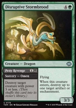 Disruptive Stormbrood // Petty Revenge - Tarkir: Dragonstorm (Uncommon) [TDM-178] - JotaCards - Tu Tienda de TCG
