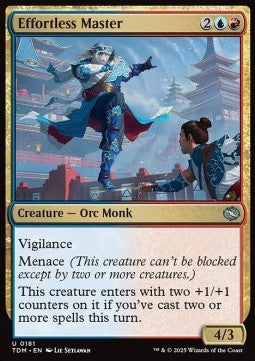 Effortless Master - Tarkir: Dragonstorm (Uncommon) [TDM-181] - JotaCards - Tu Tienda de TCG