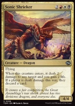Sonic Shrieker - Tarkir: Dragonstorm (Uncommon) [TDM-226] - JotaCards - Tu Tienda de TCG