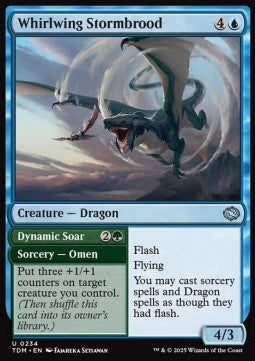 Whirlwing Stormbrood // Dynamic Soar - Tarkir: Dragonstorm (Uncommon) [TDM-234] - JotaCards - Tu Tienda de TCG