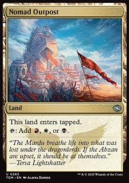 Nomad Outpost - Tarkir: Dragonstorm (Uncommon) [TDM-263] - JotaCards - Tu Tienda de TCG