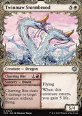 Twinmaw Stormbrood // Charring Bite - Tarkir: Dragonstorm: Extras (Uncommon) [XTDM-320] - JotaCards - Tu Tienda de TCG