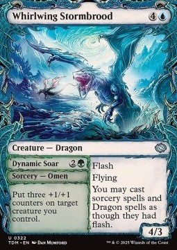 Whirlwing Stormbrood // Dynamic Soar - Tarkir: Dragonstorm: Extras (Uncommon) [XTDM-322] - JotaCards - Tu Tienda de TCG