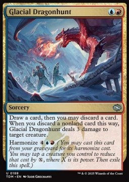 Glacial Dragonhunt - Tarkir: Dragonstorm (Uncommon) [TDM-188] - JotaCards - Tu Tienda de TCG
