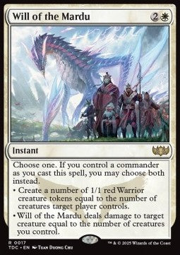 Will of the Mardu - Commander: Tarkir: Dragonstorm (Rare) [TDC-17] - JotaCards - Tu Tienda de TCG