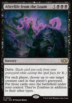 Afterlife from the Loam - Commander: Tarkir: Dragonstorm (Rare) [TDC-25] - JotaCards - Tu Tienda de TCG