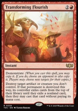Transforming Flourish - Commander: Tarkir: Dragonstorm (Rare) [TDC-39] - JotaCards - Tu Tienda de TCG