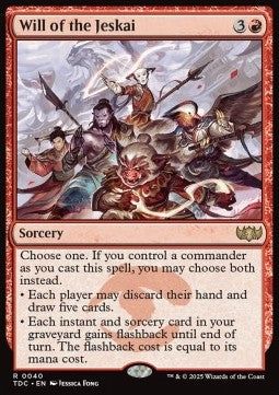 Will of the Jeskai - Commander: Tarkir: Dragonstorm (Rare) [TDC-40] - JotaCards - Tu Tienda de TCG