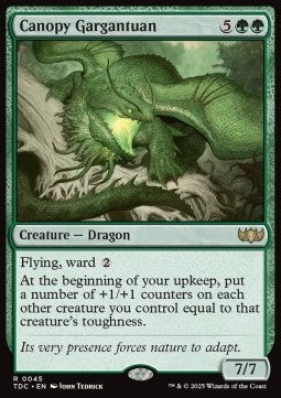 Canopy Gargantuan - Commander: Tarkir: Dragonstorm (Rare) [TDC-45] - JotaCards - Tu Tienda de TCG