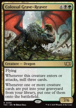 Colossal Grave-Reaver - Commander: Tarkir: Dragonstorm (Rare) [TDC-50] - JotaCards - Tu Tienda de TCG