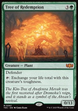 Tree of Redemption - Commander: Tarkir: Dragonstorm (Mythic) [TDC-97] - JotaCards - Tu Tienda de TCG