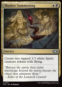 Shadow Summoning - Commander: Tarkir: Dragonstorm (Uncommon) [TDC-101] - JotaCards - Tu Tienda de TCG