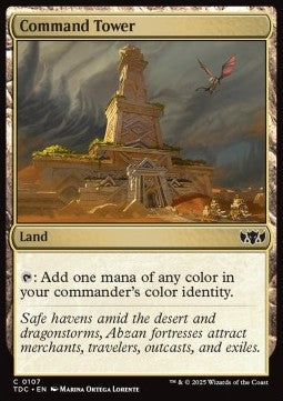 Command Tower - Commander: Tarkir: Dragonstorm (Common) [TDC-107] - JotaCards - Tu Tienda de TCG