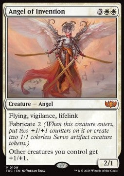 Angel of Invention - Commander: Tarkir: Dragonstorm (Mythic) [TDC-109] - JotaCards - Tu Tienda de TCG