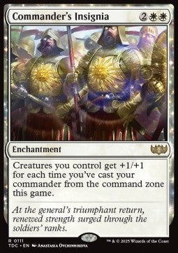 Commander's Insignia - Commander: Tarkir: Dragonstorm (Rare) [TDC-111] - JotaCards - Tu Tienda de TCG