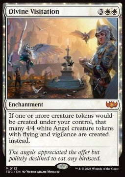 Divine Visitation - Commander: Tarkir: Dragonstorm (Mythic) [TDC-113] - JotaCards - Tu Tienda de TCG