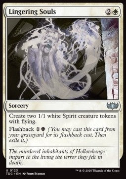 Lingering Souls - Commander: Tarkir: Dragonstorm (Uncommon) [TDC-123] - JotaCards - Tu Tienda de TCG