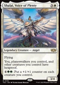 Shalai, Voice of Plenty - Commander: Tarkir: Dragonstorm (Rare) [TDC-130] - JotaCards - Tu Tienda de TCG
