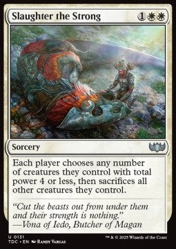 Slaughter the Strong - Commander: Tarkir: Dragonstorm (Uncommon) [TDC-131] - JotaCards - Tu Tienda de TCG