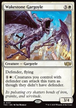 Wakestone Gargoyle - Commander: Tarkir: Dragonstorm (Rare) [TDC-137] - JotaCards - Tu Tienda de TCG