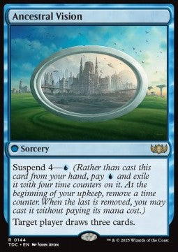 Ancestral Vision - Commander: Tarkir: Dragonstorm (Rare) [TDC-144] - JotaCards - Tu Tienda de TCG