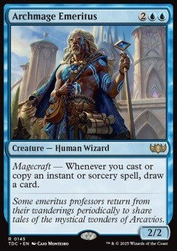 Archmage Emeritus - Commander: Tarkir: Dragonstorm (Rare) [TDC-145] - JotaCards - Tu Tienda de TCG