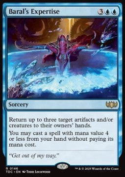 Baral's Expertise - Commander: Tarkir: Dragonstorm (Rare) [TDC-146] - JotaCards - Tu Tienda de TCG
