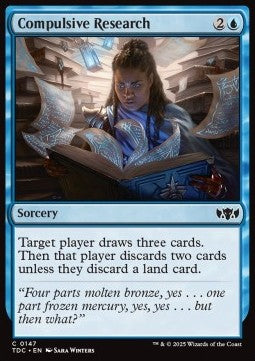 Compulsive Research - Commander: Tarkir: Dragonstorm (Common) [TDC-147] - JotaCards - Tu Tienda de TCG