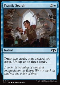 Frantic Search - Commander: Tarkir: Dragonstorm (Common) [TDC-153] - JotaCards - Tu Tienda de TCG